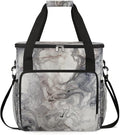 Retro Marbling Texture Coffee Maker Travel Bag for K-Mini or K-Mini Plus Single Serve Coffee Brewer Portable Storage Tote Case for Tarvel
