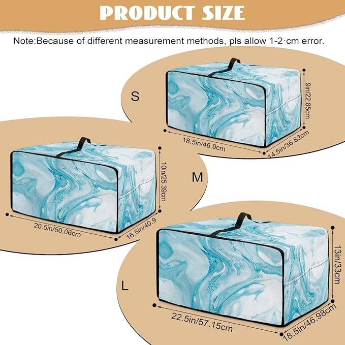 Doojoayie 6 Slice Toaster Cover Bread Machine Cover with Top Handle Design Kitchen Small Appliance Dust Protetor Stain Resistant Universal Fit Marble Print