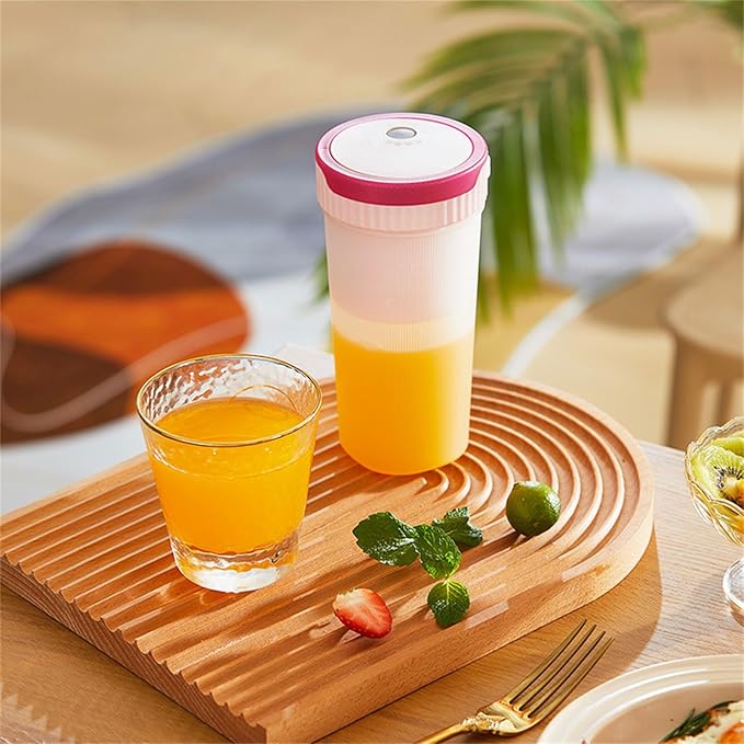 Portable Wireless Slow Blender Cup Appliance Fruit Orange Chargable Mixer Machine