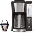 Ninja 12-Cup Programmable Coffee Maker with Classic and Rich Brews 60 oz. Water Reservoir and Thermal Flavor Extraction (CE201) Black/Stainless Steel