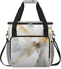 Patterns Classic Marble Coffee Maker Travel Bag for K-Mini or K-Mini Plus Single Serve Coffee Brewer Portable Storage Tote Case for Tarvel