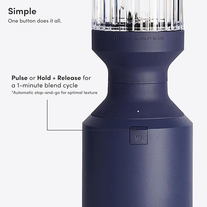 Beast Mega 1200 | Premium Countertop Blender | Smoothies Shakes Sauces Dips Soups | Blends Ice and Frozen Fruit | Includes Extra Lids and Straw System | 1200W | (Navy 120V)