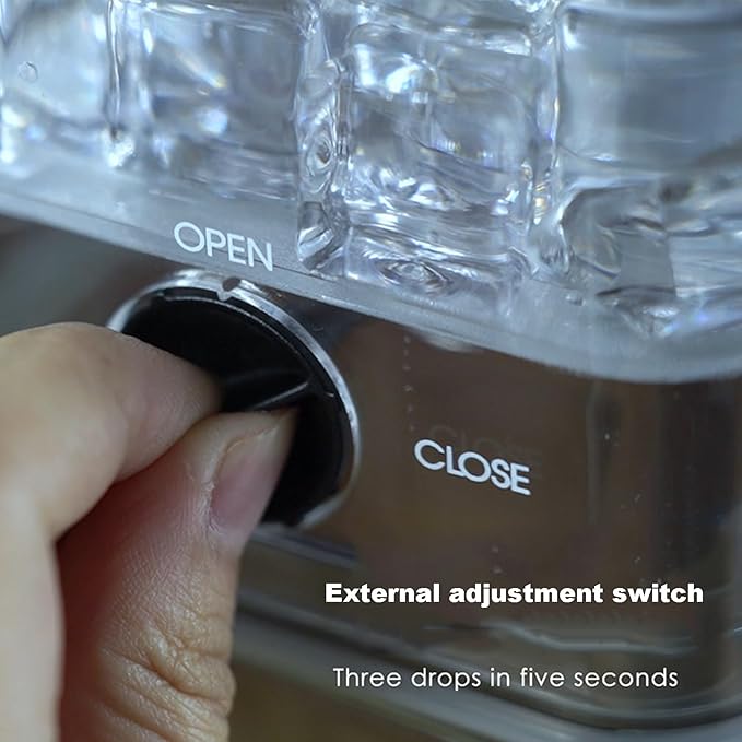 Iced Coffee Cold Brew Drip Tower Cold Brew Coffee Maker External Adjustment Switch Stainless Steel Filter Easy To Clean Heat Resistant For Home Office Bar Restaurant
