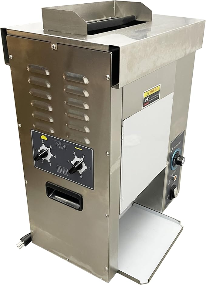 Vertical Commercial Burger Machine Hamburger Bun Toaster Chain Toaster for Restaurants Bakery Cafeteria Diner Chain Type Automatic Adjustable 2000W