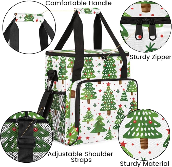 Fantastic Tree Coffee Maker Carrying Bag Portable Travel Storage Tote Bag Compatible with K-Mini or K-Mini Plus Single Serve Coffee Brewer Carrying Case with Multiple Pockets &amp Shoulder Strap