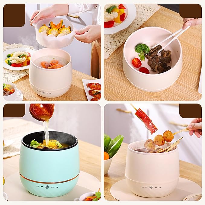 Rice Cooker Small Rice Cooker 1.6L with Multiple Cooking Functions Fuzzy Logic Technology 24 Hour Delay Timer and Auto Keep Warm Non-Stick Inner Pot
