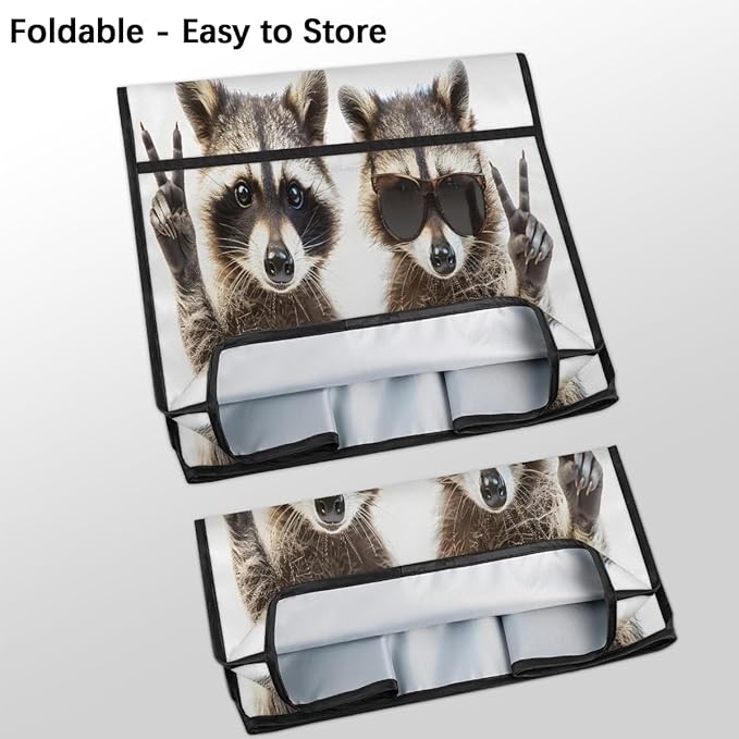 cfpolar Kitchen Aid Mixer Cover Compatible with 6-8 Quarts Animal Cute Raccoon Stand Mixer Cover Kitchen Aid Mixers Accessories Appliance Organizer Bag Dust Covers with Zipper Pocket