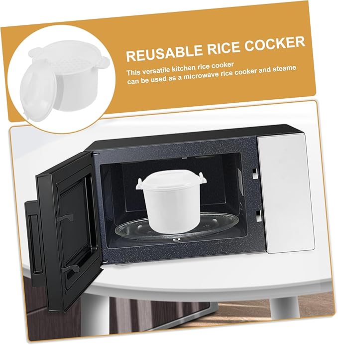 IMIKEYA 1set Microwave Rice Cooker Boys and Girls Lunch Box Tiger Rice Cooker Oven Capacity Steamer Food Container Microwave
