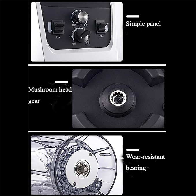 Professional Blender Smoothie Blender Machine with Sound Cover 2300W Strong Motor And 2.5L High Capacity Bass Noise Reduction and Easy To Operate For Smoothies Ice and Frozen Fruit