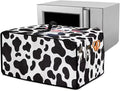 Cow Small Appliance Covers Set – Toaster Oven Dust Cover with Handle Top Bread Machine Protector Decorative &amp Practical Kitchen Gift for Women - L