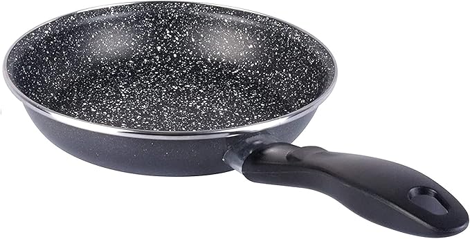 Magefesa K2 Gransasso Set of 3 Frying Pans 20/24/28 cm Vitrified Steel Exterior Grey Non-Stick Two-Layer Stone Effect Special Induction 50% Energy Saving