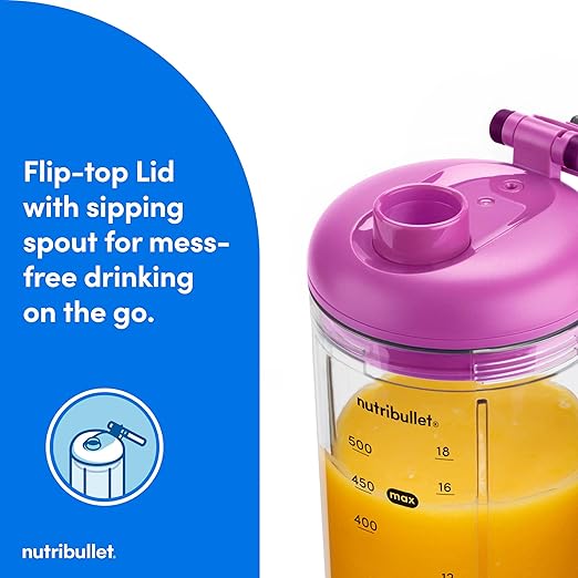 nutribullet Flex Portable Blender NBPB50200DB Orchid Purple
