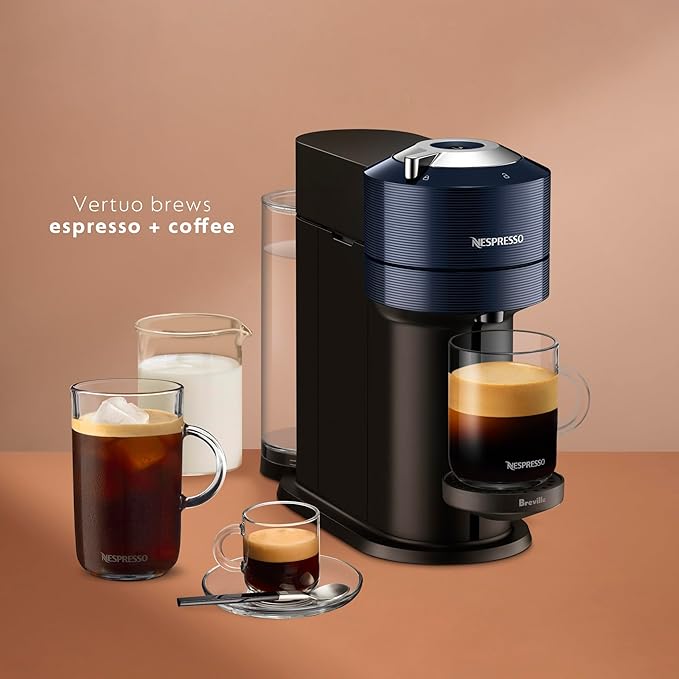 Nespresso Vertuo Next Coffee and Espresso Maker by Breville Navy Descaling Kit
