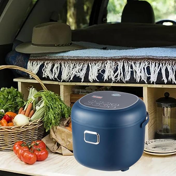 Sleek 2L Electric Rice Cooker for Modern Kitchens 12V to 24V