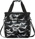 Magical Bat Coffee Maker Carrying Bag Graffiti Bat Travel Storage Bag Compatible with K-Mini or K-Mini Plus Single Serve Coffee Brewer Carrying Case with Multiple Pockets &amp Shoulder Strap