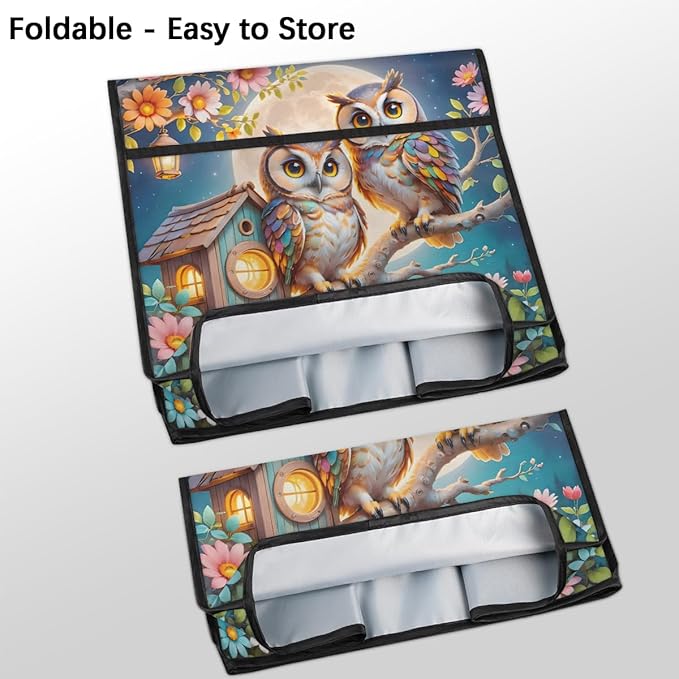 cfpolar Kitchen Aid Mixer Cover Compatible with 6-8 Quarts Owl Bird Flowers Stand Mixer Cover Kitchen Aid Mixers Accessories Appliance Organizer Bag Dust Covers with Zipper Pocket