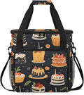 Delicious Cakes Coffee Maker Travel Bag for Keurig K-Mini/K-Mini Plus Insulated Waterproof Tote with Pockets for K-Cup Portable Single-Serve Brewer Case