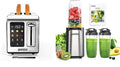 Ganiza GB06 Smoothie Blender with 3 Portable Cups &amp Touch Screen Toaster 2 Slice