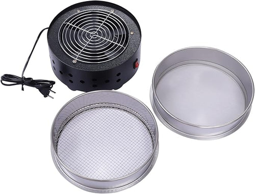 110V Electric Coffee Bean Cooler Household Home Coffee Roasting Cooling Machine 304 Stainless Steel 34W 2-Layer