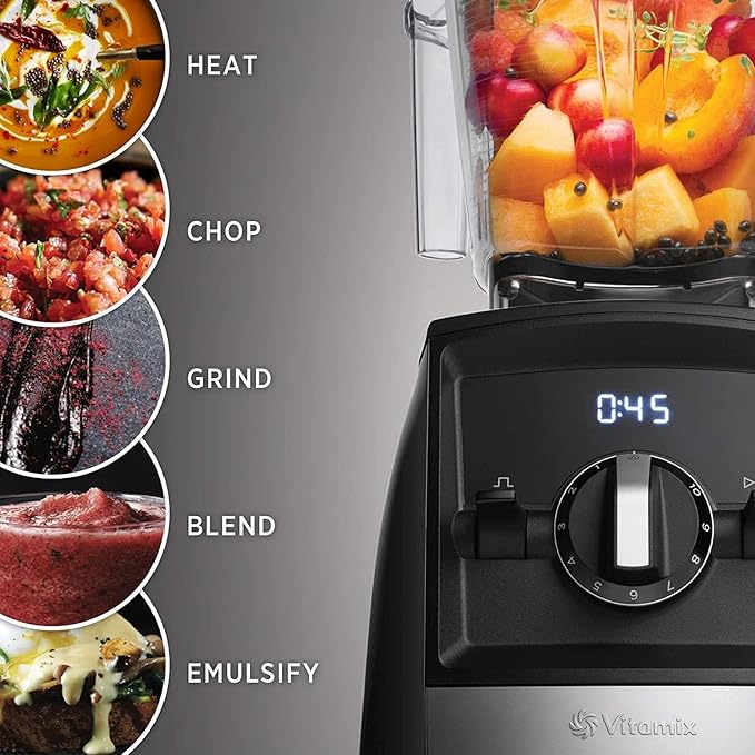 Vitamix A2300 Ascent Series Smart Blender Professional-Grade 64 oz. Low-Profile Container Black