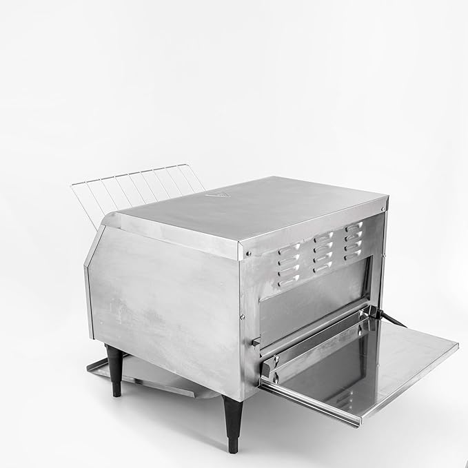 450 Slices/Hour Conveyor Toaster Commercial 2600W 110V Industrial Mini Conveyor Toaster with 3 Ring Heating Tubes for Restaurants and Homes 18.31 x 16.42 x 15.27 Inch