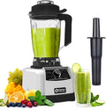 Powerful Blender for Kitchen 1500W 68 Oz Large Capacity Countertop Blender for Smoothie with Stainless Steel Blades BPA Free Frozen Drinks Ice Crush Protein Shakes (Silver)