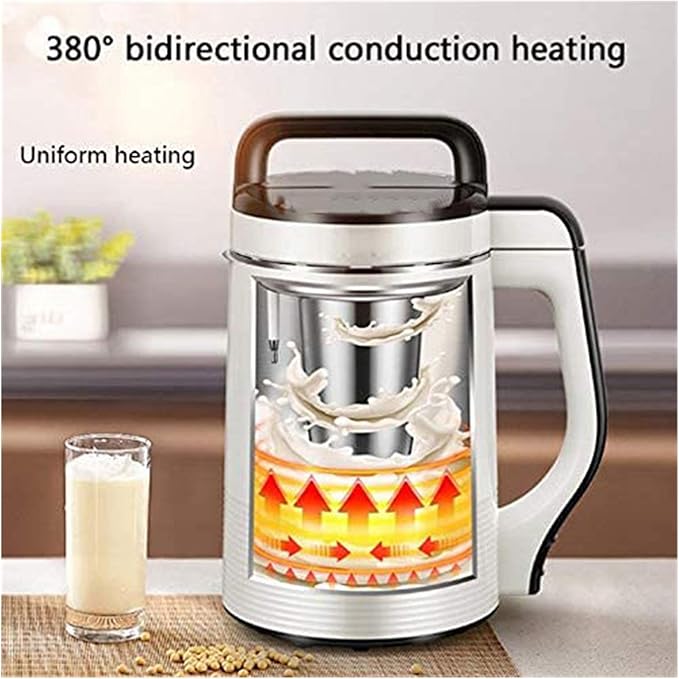 Automatic Soup Maker - Hot or Cold Soup Maker Plus Soy Milk Rice Porridge More - Cool Touch Durable Stainless Steel