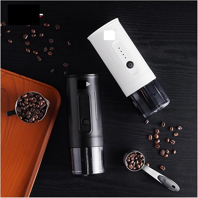 Portable Handheld Coffee Maker - Manual Coffee Machine for Capsules &amp Ground Coffee - Ideal for Camping &amp Hiking(E)