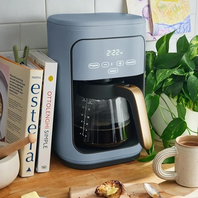 Coffee Maker 14-Cup Programmable Drip Coffee Maker with Touchscreen Controls Auto Shut-Off and Keep Warm Function