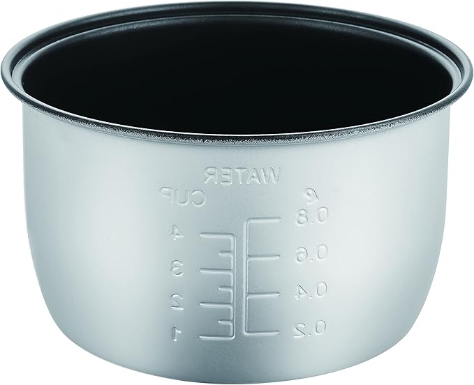 Salton 8 Cup Jar Style Automatic Rice Cooker with Food Steaming Basket Measuring Cup &amp Spatula Removable Non-Stick Cooking Bowl (RC2027)
