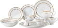 Lorenzo Amelia 57-Piece Dinnerware Set Service for 8