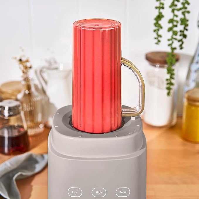3-in-1 Kitchen Appliance System with Blender Food Processor and Personal Cup (Porcini Taupe)