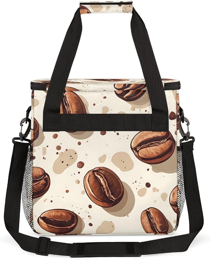 Coffee Maker Carrying Bag With Shoulder Strap Single Coffee Machine Bag Travel Storage Bag for Men Women Beans