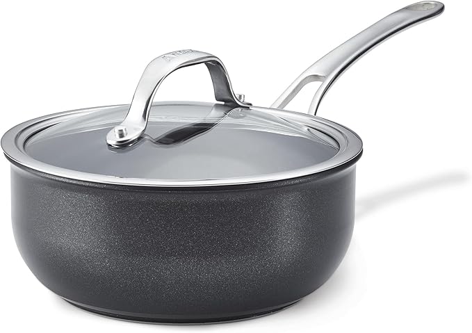Anolon X - SearTech Nonstick Saucier Induction Cooktop Compatible (2.4L/2.5qt)