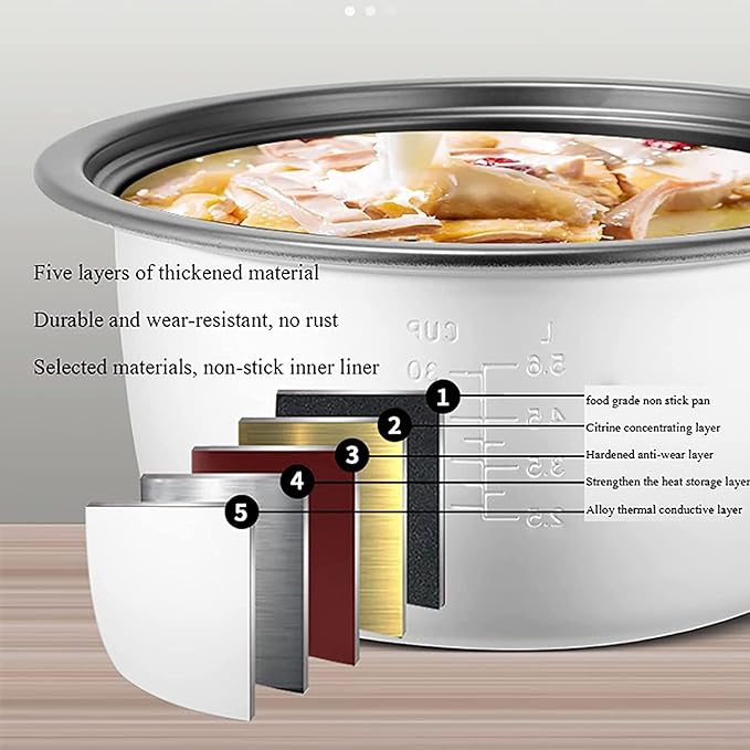 Household Electric Rice Cooker Large Capacity Commercial Old-Fashioned Non-Stick Rice Cooker For Hotels Restaurants Canteens Schools(10L)