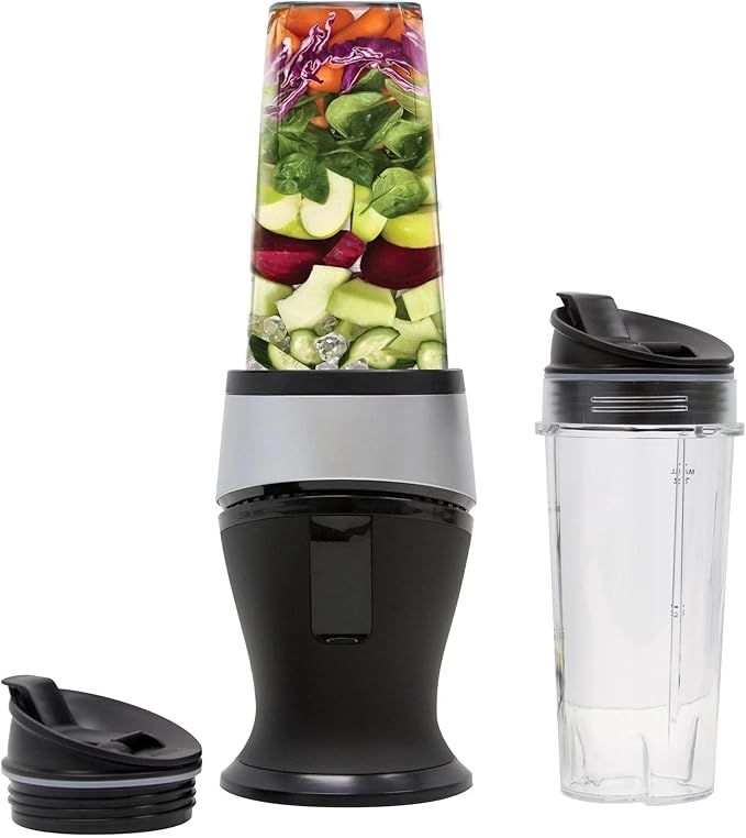 Single-Serve Blender Two 16-oz. Cups Fit Personal Home Appliances Kitchen Blenders