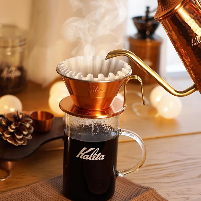 Kalita Coffee Dripper 'TSUBAME' WDC-185 2-4 Person Use Copper 5099