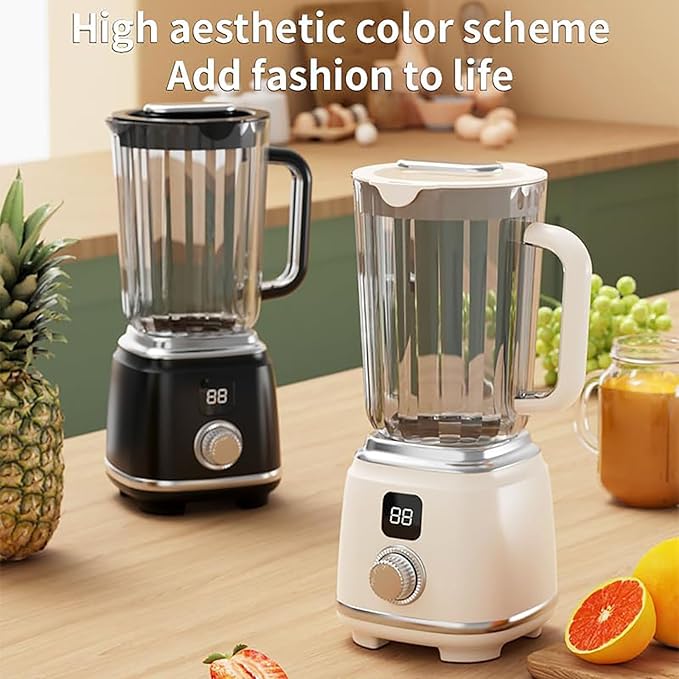 600ml Blender Smoothie Maker 50W Juicer Machines with Sharp Stainless Steel Blades 2 Speed and Pulse Ice Crushing for Milkshake Juice Baby Food and Vegetable Drinks black (Black)