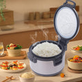 Commercial Rice Warmer With Non-stick Inner Pot Efficient Insulation Electric Rice Warmer Stainless Steel19 L/20QT-Large Rice Warmer For Food Warming