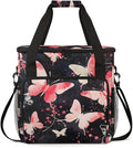 Abstract Butterfly Coffee Maker Carrying Bag Modern Butterfly Travel Storage Bag Compatible with K-Mini or K-Mini Plus Single Serve Coffee Brewer Carrying Case with Multiple Pockets &amp Shoulder S