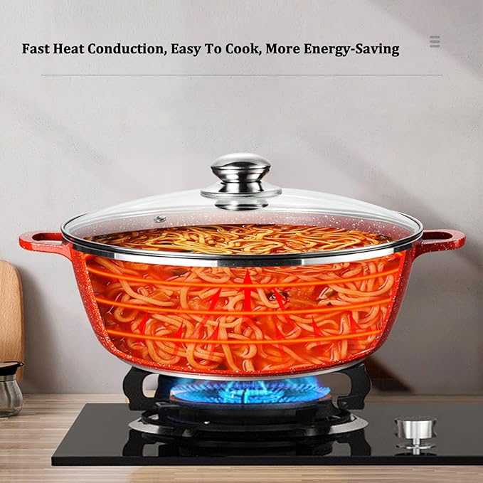 Cookware Set Non Stick 10 Piece Nonstick Aluminum Kitchenware with Glass Lids Marble Coated Pots and Pans for Frying and Cooking Essentials Green