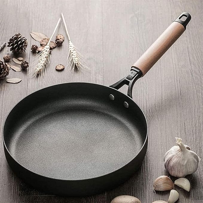 Kitchen Non-Stick Pan SetKitchen Cookware SetWoks and Saucepan Pots and Pans Set3 PieceBlack