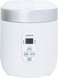 [Yamazen] Rice cooker 0.5-1.5 go Microcomputer-type small mini rice cooker with rice cracker mode for warm living Reservation function White YJG-M150 (W) Japan Import