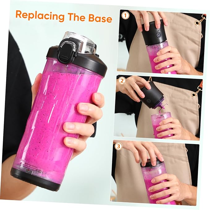 Compact Electric Juicer Flap-top Travel Bottle Mini Mixer Fresh Juice Cup