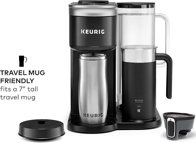 Keurig K-Cafe Essentials Single Serve K-Cup Pod Coffee Maker Black