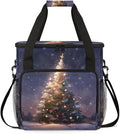 Xmas Tree Coffee Maker Carrying Bag Fantastic Tree Travel Storage Bag Compatible with K-Mini or K-Mini Plus Single Serve Coffee Brewer Carrying Case with Multiple Pockets &amp Shoulder Strap