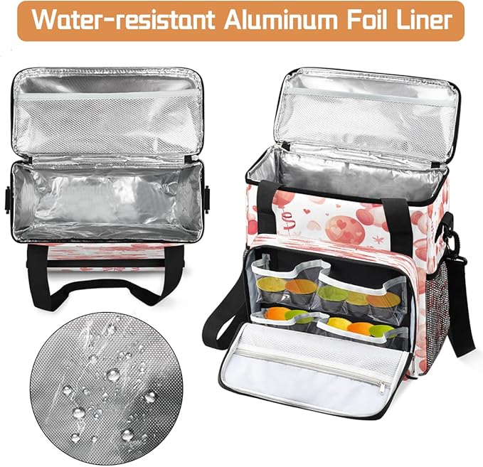 Christmas (698) Coffee Maker Carring Bag Travel Carrying Storage Tote Bag Compatible with Keurig K-Mini or K-Mini Plus Portable Single Serve Coffee Brewer Case with Pockets for K-cup Pods