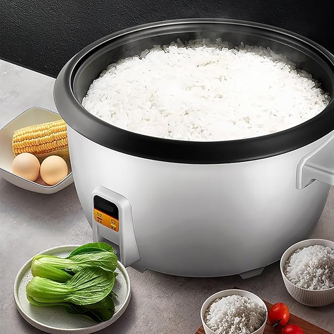 Rice Cooker Large Capacity 8L-23L Canteen Hotel Commercial Hotel Home Old-fashioned Large Rice Cooker for 4-40 People(10L)