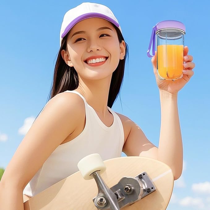500ml Portable Shakes Maker USB Rechargeable Juicer Blenders Juicing Cup With Powerful Motor For Home And Gym Use Portable Blenders