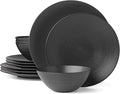 Lenox 895250 Lx Collective Black 12-Piece Set White